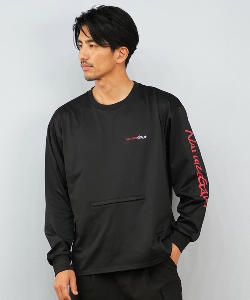 ムラサキスポーツ(ムラサキスポーツ)の「【限定】Nature Gangネイチャーギャング 長袖Tシャツ/ロンT バックプリント NG25ST03(Tシャツ/カットソー・メンズ・ベージュ/ブラック・M/L/XL)」の15枚目の写真