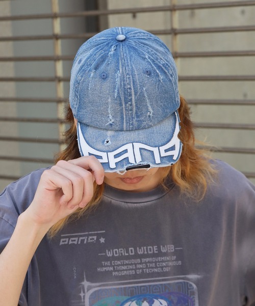PANQ/パンク 2023 FW DESTORYED CAPS RELEASE SOON キャップ（キャップ