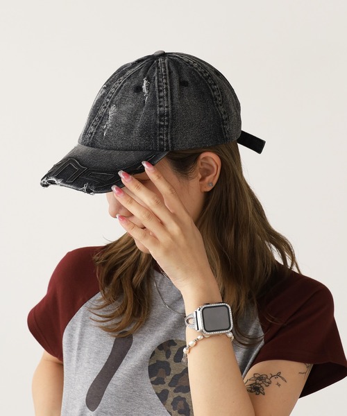 PANQ/パンク 2023 FW DESTORYED CAPS RELEASE SOON キャップ（キャップ