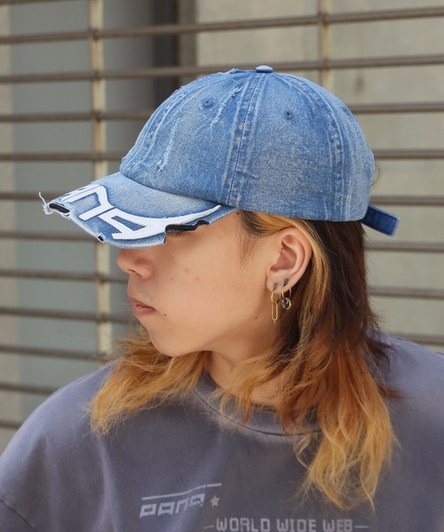PANQ/パンク 2023 FW DESTORYED CAPS RELEASE SOON キャップ（キャップ