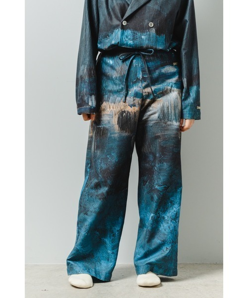 StPT(エスティーピーティー)の「【EM(em)】Room wear Long Pants/アートデザインルームウェア/ロングパンツ(その他パンツ・レディース・ブルー系その他/ベージュ系その他/ホワイト系その他/レッド系その他/ブルー系その他2/ピンク系その他・LARGE/MEDIUM)」の4枚目の写真