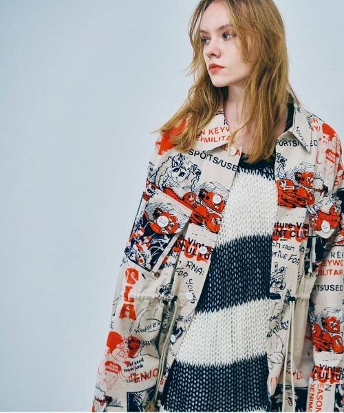 RNA（アールエヌエー）の「K2723 ワイドボーダーメッシュタンク（ニット/セーター・レディース・グリーン/ブラック×ホワイト/ブラウン・MEDIUM）」の20枚目の写真