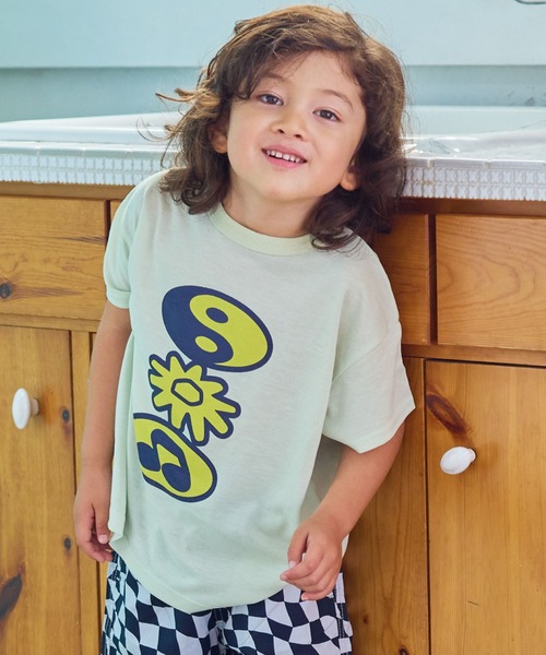 Life Support Products(ライフサポートプロダクツ)の「【超吸水速乾】プリントTシャツ(Tシャツ/カットソー・キッズ・ブラック/ライトピンク/オフホワイト/ブルー・80/90/95/100/110/120/130/140/150/160)」の1枚目の写真