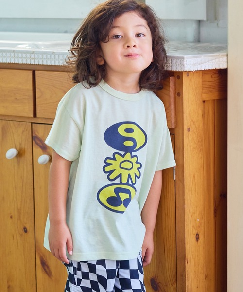 Life Support Products(ライフサポートプロダクツ)の「【超吸水速乾】プリントTシャツ(Tシャツ/カットソー・キッズ・ブラック/ライトピンク/オフホワイト/ブルー・80/90/95/100/110/120/130/140/150/160)」の6枚目の写真