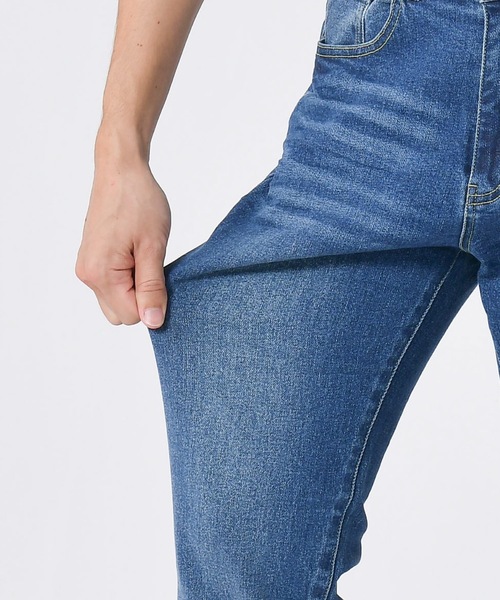 Enjouemen（エンジョウメン）の「"LYCRA"ﾊﾞｯｸｷﾞｬｻﾞｰﾃﾞﾆﾑﾊﾟﾝﾂ（デニムパンツ・メンズ・インディゴブルー/ブルー/ワンウォッシュ/サックスブルー・MEDIUM/LARGE/X-LARGE/XX-LARGE/SMALL）」の16枚目の写真