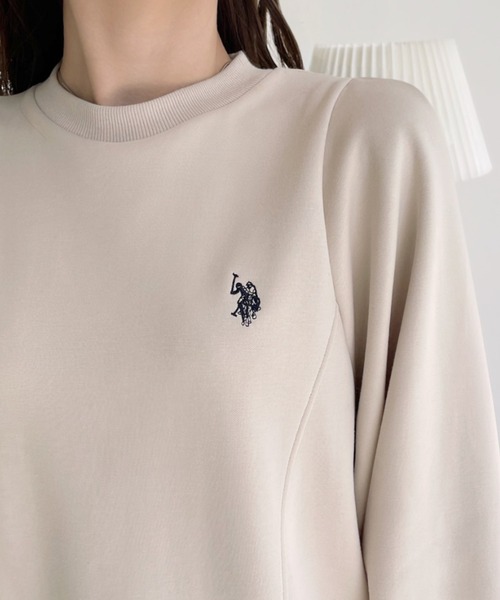 セール】【U.S. POLO ASSN】ボリュームスリーブ クルーネック