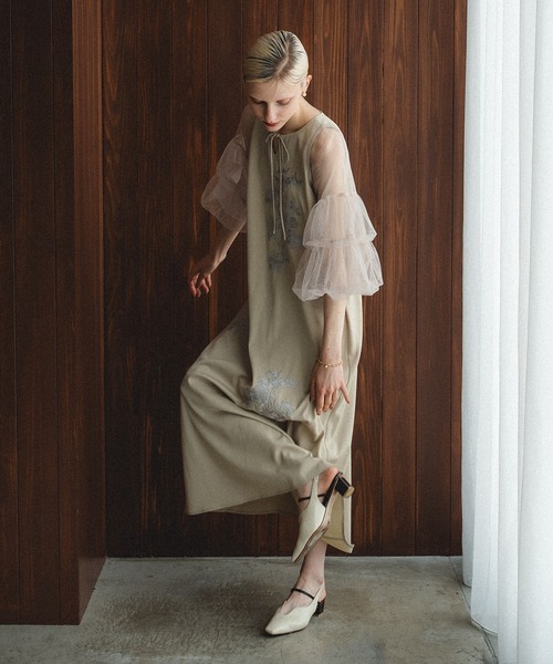 【まろり】Nomade A-line dress Nomade A-line dress（ドレス）｜et.UNiVER（エトユニベール）の