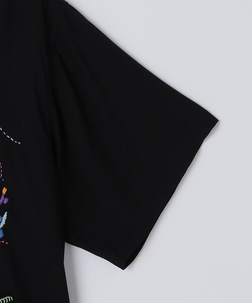 SHIPS(シップス)の「RAJAT: ハンド エンブロイダリー ショートスリーブ シャツ(シャツ/ブラウス・メンズ・ブラック・MEDIUM/LARGE)」の16枚目の写真