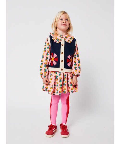 BOBO CHOSES（ボボショーズ）の「Dices all over mini corduroy skirt（スカート・キッズ・ピンク・2-3YEAR/4-5YEAR/6-7YEAR/12-13y/10-11y/8-9y）」の4枚目の写真