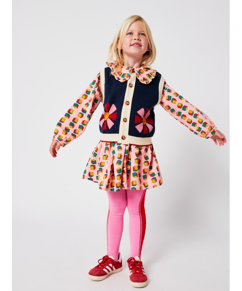 BOBO CHOSES（ボボショーズ）の「Dices all over mini corduroy skirt（スカート・キッズ・ピンク・2-3YEAR/4-5YEAR/6-7YEAR/12-13y/10-11y/8-9y）」の5枚目の写真