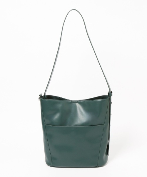 LEPSIM（レプシィム）の「ワンハンドルバケツバッグ　578467（ショルダーバッグ・レディース・ブラック/ライトブラウン/ダークグリーン・ONE SIZE）」の22枚目の写真