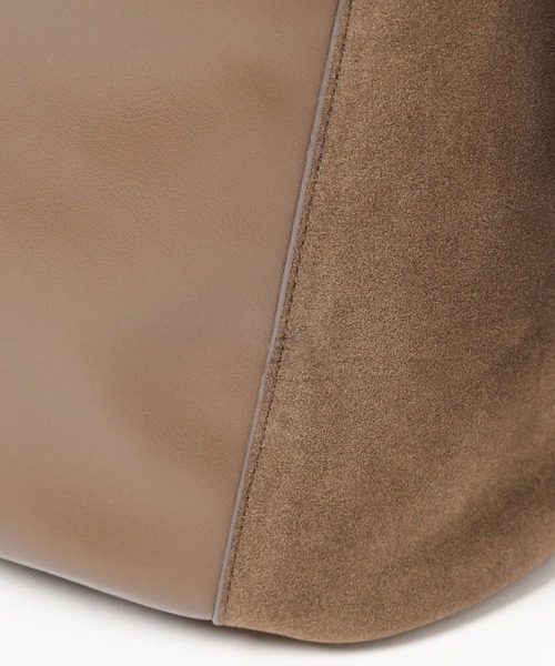 LEPSIM（レプシィム）の「ワンハンドルバケツバッグ　578467（ショルダーバッグ・レディース・ブラック/ライトブラウン/ダークグリーン・ONE SIZE）」の18枚目の写真