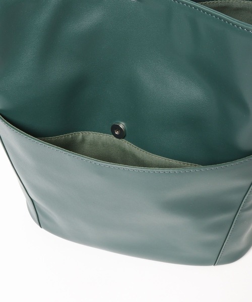 LEPSIM（レプシィム）の「ワンハンドルバケツバッグ　578467（ショルダーバッグ・レディース・ブラック/ライトブラウン/ダークグリーン・ONE SIZE）」の13枚目の写真