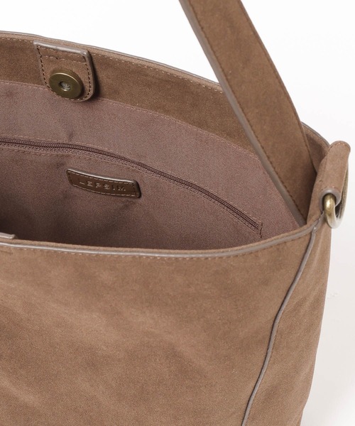 LEPSIM（レプシィム）の「ワンハンドルバケツバッグ　578467（ショルダーバッグ・レディース・ブラック/ライトブラウン/ダークグリーン・ONE SIZE）」の8枚目の写真