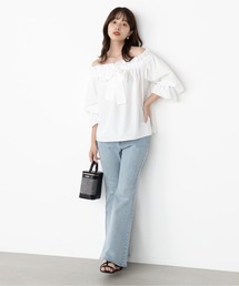 PROPORTION BODY DRESSING（プロポーションボディドレッシング）の「ＦＬＡＲＥ　ＤＥＮＩＭ / 1215230800（その他パンツ・レディース）」