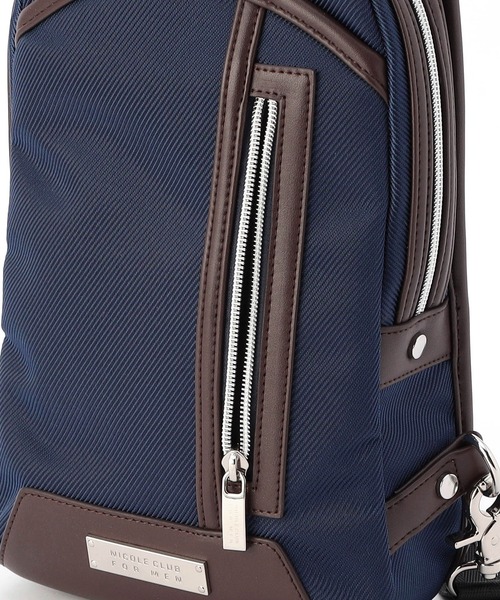 NICOLE CLUB FOR MEN（ニコルクラブフォーメン）の「ビジカジボディバッグ（ボディバッグ/ウエストポーチ・メンズ・ブラック/グレー/ネイビー・FREE）」の16枚目の写真