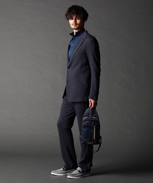 NICOLE CLUB FOR MEN（ニコルクラブフォーメン）の「ビジカジボディバッグ（ボディバッグ/ウエストポーチ・メンズ・ブラック/グレー/ネイビー・FREE）」の7枚目の写真