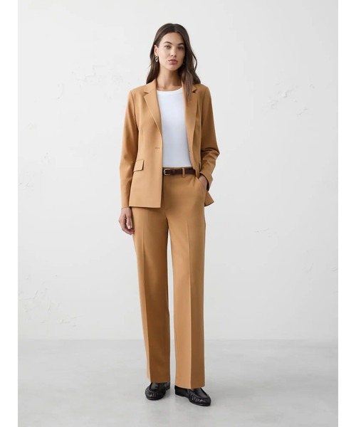 BANANA REPUBLIC FACTORY STORE(バナナリパブリック ファクトリーストア)の「BANANA REPUBLIC FACTORY STORE ストレートハイライズスカルプテッドパンツ(その他パンツ・レディース・ベージュ/ブラック/ネイビー/アイボリー・6/4/2/0/8)」の9枚目の写真