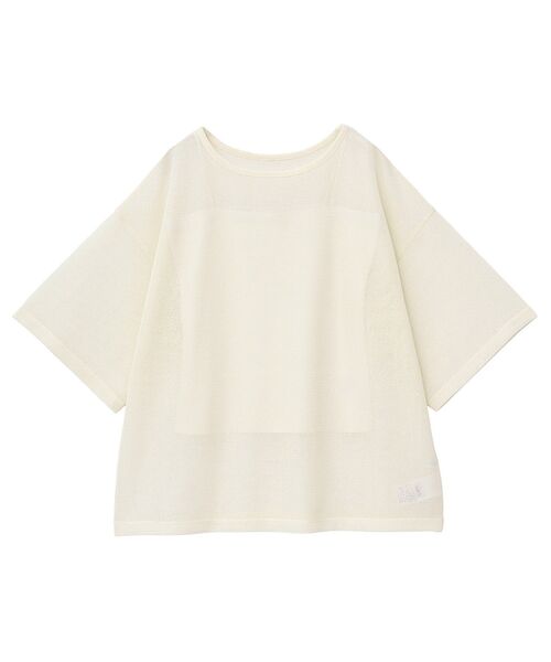 AMERICAN HOLIC（アメリカンホリック）の「SET メッシュプルオーバー+キャミソール（Tシャツ/カットソー・レディース・アイボリー/ネイビー/オレンジ/グリーン・M/L）」の18枚目の写真