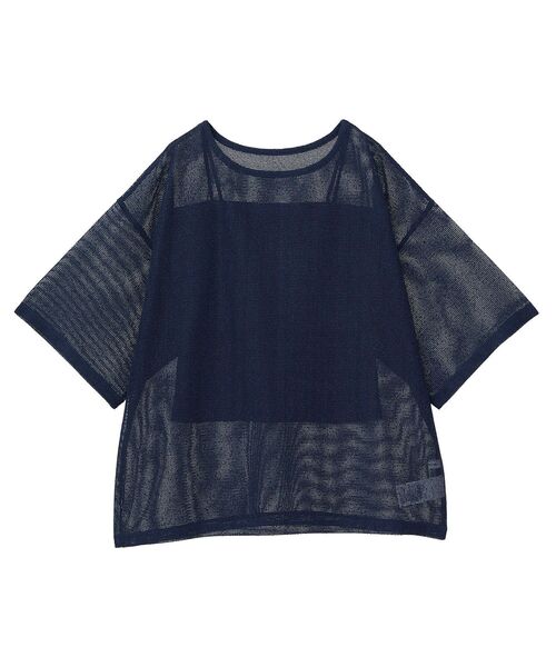 AMERICAN HOLIC（アメリカンホリック）の「SET メッシュプルオーバー+キャミソール（Tシャツ/カットソー・レディース・アイボリー/ネイビー/オレンジ/グリーン・M/L）」の13枚目の写真