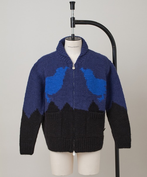 SHINYAKOZUKA(シンヤコヅカ)の「PENGUINCHAN JUMPER(カーディガン/ボレロ・メンズ・ダークブラック/ネイビー/ダークネイビー・S/M/L/XL)」の2枚目の写真