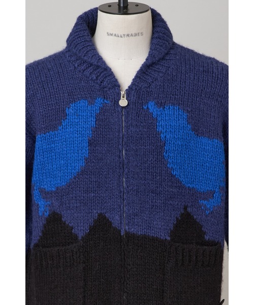 SHINYAKOZUKA(シンヤコヅカ)の「PENGUINCHAN JUMPER(カーディガン/ボレロ・メンズ・ダークブラック/ネイビー/ダークネイビー・S/M/L/XL)」の3枚目の写真