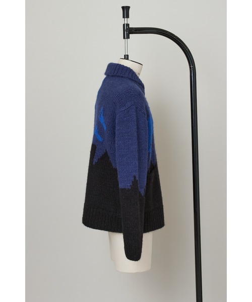 SHINYAKOZUKA(シンヤコヅカ)の「PENGUINCHAN JUMPER(カーディガン/ボレロ・メンズ・ダークブラック/ネイビー/ダークネイビー・S/M/L/XL)」の5枚目の写真