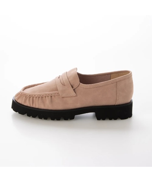 Launa lea（ラウナレア）の「厚底ギャザーローファー (S155)（ローファー・レディース・ブラック/ピンク・24.0cm/23.0cm/24.5cm/23.5cm/22.5cm/22.0cm/25.0cm）」の10枚目の写真