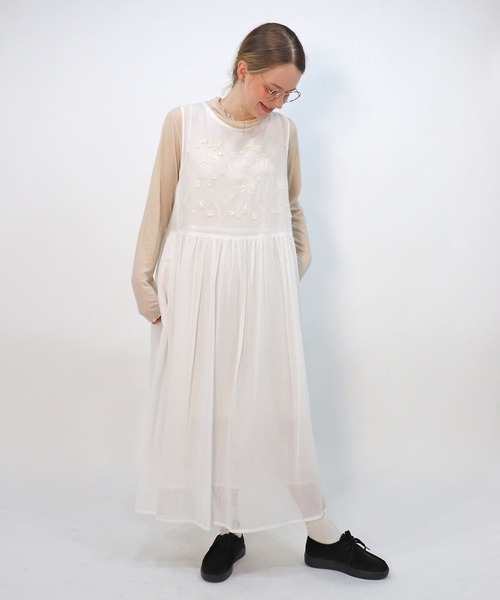 haupia（ハウピア）の「tulip dance【ワンピース】（ワンピース・レディース・ブラック/オフホワイト・MEDIUM）」の12枚目の写真