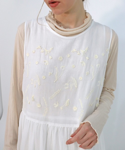 haupia（ハウピア）の「tulip dance【ワンピース】（ワンピース・レディース・ブラック/オフホワイト・MEDIUM）」の13枚目の写真