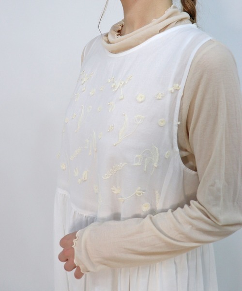 haupia（ハウピア）の「tulip dance【ワンピース】（ワンピース・レディース・ブラック/オフホワイト・MEDIUM）」の22枚目の写真