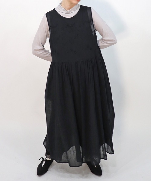 haupia（ハウピア）の「tulip dance【ワンピース】（ワンピース・レディース・ブラック/オフホワイト・MEDIUM）」の14枚目の写真