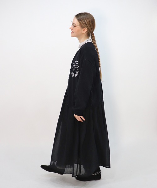 haupia（ハウピア）の「tulip dance【ワンピース】（ワンピース・レディース・ブラック/オフホワイト・MEDIUM）」の19枚目の写真