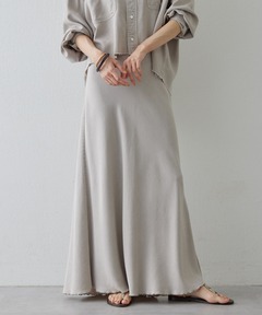 マロンwhim gazette  テンセルフレアSKロングスカート Whim Gazette｜テンセルTM繊維使用ロングスカート | Rakuten