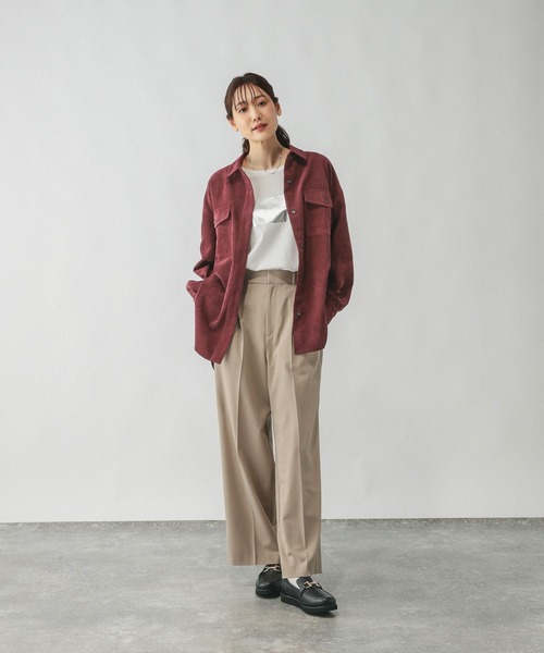 セール】イージーケアコーデュロイシャツ/499701（シャツ/ブラウス