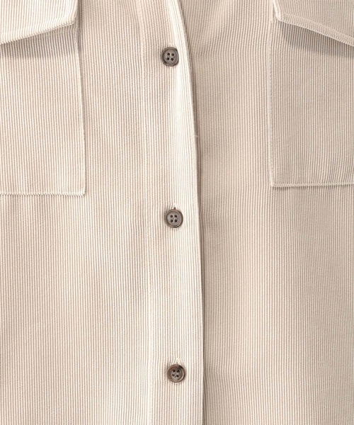GLOBAL WORK（グローバルワーク）の「イージーケアコーデュロイシャツ/499701（シャツ/ブラウス・レディース・ブルー系その他/ラベンダー/ボルドー/キャメル/アイボリー/ピンク系その他・MEDIUM/LARGE）」の15枚目の写真