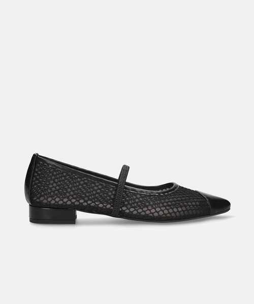 MAMIAN(マミアン)の「甲ゴムストラップ チュールフラット(パンプス・レディース・ブラック/シルバー・23.5cm/23.0cm/22.5cm/24.5cm/24.0cm/25.0cm)」の13枚目の写真