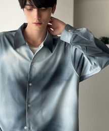 Classical Origin | 「魅せる服。」総柄ドレープキャンプカラーシャツ(長袖)/Relaxed Drape All-Over Pattern Camp Collar Shirt(シャツ/ブラウス)