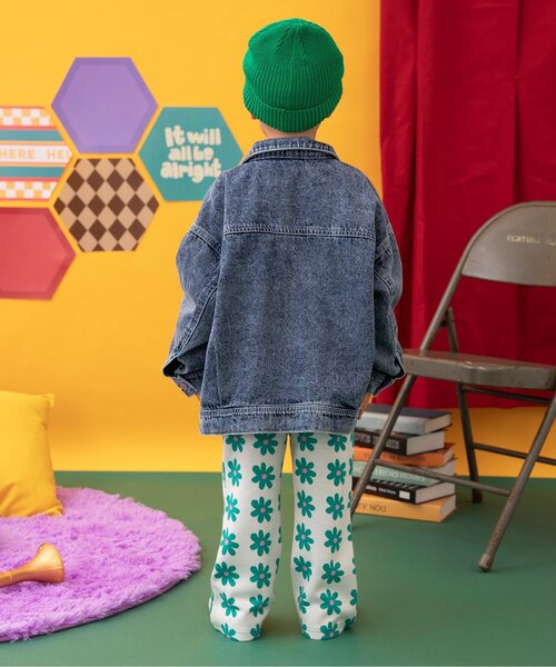 BREEZE（ブリーズ）の「【Im Jelly！】ケミカルウォッシュデニムジャケット（デニムジャケット・キッズ・インディゴブルー・140/120/100）」の3枚目の写真