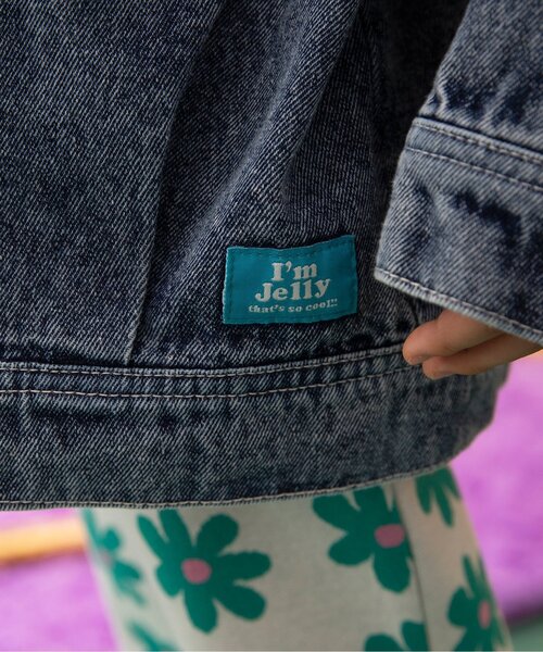セール】【Im Jelly！】ケミカルウォッシュデニムジャケット（デニム