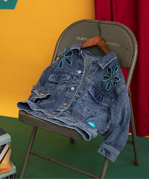 セール】【Im Jelly！】ケミカルウォッシュデニムジャケット（デニム