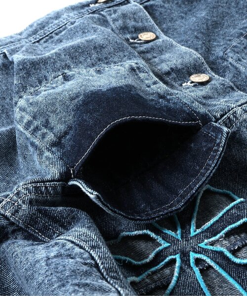 BREEZE（ブリーズ）の「【Im Jelly！】ケミカルウォッシュデニムジャケット（デニムジャケット・キッズ・インディゴブルー・140/120/100）」の11枚目の写真