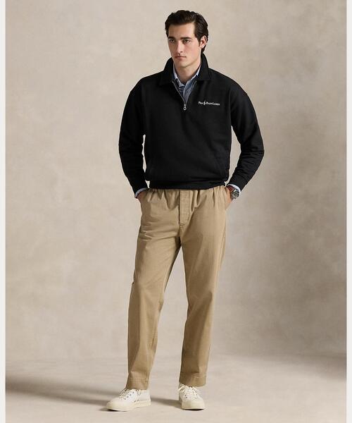 POLO RALPH LAUREN(ポロ ラルフ ローレン)の「リラックス フィット ロゴ フリース スウェットシャツ(スウェット・メンズ・ブラック系1・XS/XL/S/M/L/XXL)」の4枚目の写真