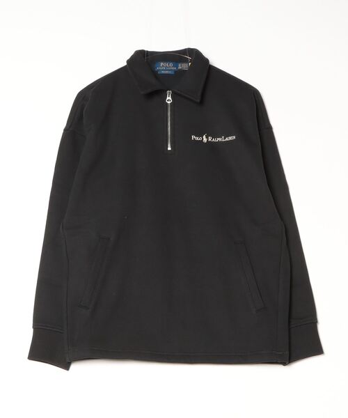 POLO RALPH LAUREN(ポロ ラルフ ローレン)の「リラックス フィット ロゴ フリース スウェットシャツ(スウェット・メンズ・ブラック系1・XS/XL/S/M/L/XXL)」の7枚目の写真