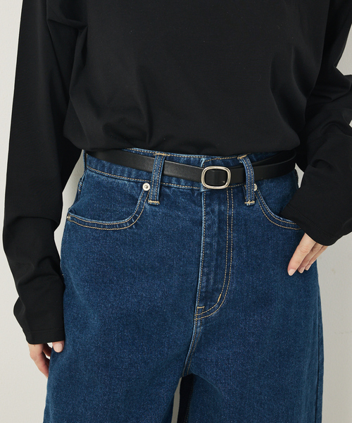 abahouse mavie（アバハウスマヴィ）の「シンプルベルト（アソート）（ベルト・レディース・ブラック系その他/グレイッシュベージュ/ブラック・フリー）」の10枚目の写真