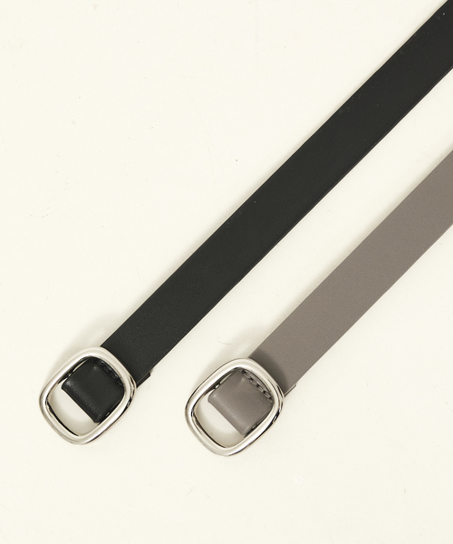 abahouse mavie（アバハウスマヴィ）の「シンプルベルト（アソート）（ベルト・レディース・ブラック系その他/グレイッシュベージュ/ブラック・フリー）」の12枚目の写真