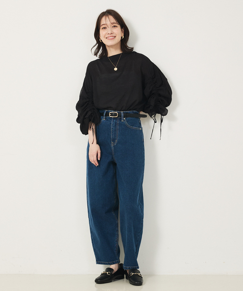 abahouse mavie（アバハウスマヴィ）の「シンプルベルト（アソート）（ベルト・レディース・ブラック系その他/グレイッシュベージュ/ブラック・フリー）」の15枚目の写真