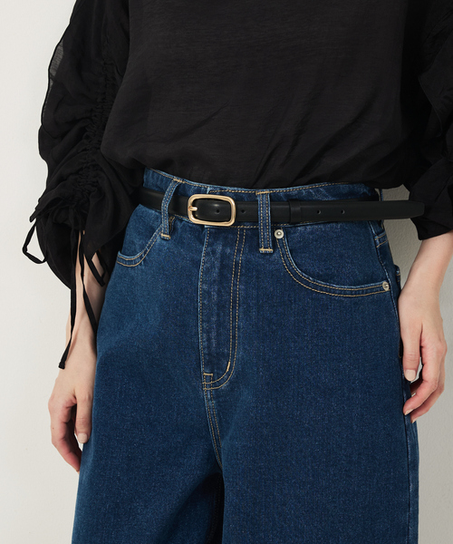 abahouse mavie（アバハウスマヴィ）の「シンプルベルト（アソート）（ベルト・レディース・ブラック系その他/グレイッシュベージュ/ブラック・フリー）」の18枚目の写真