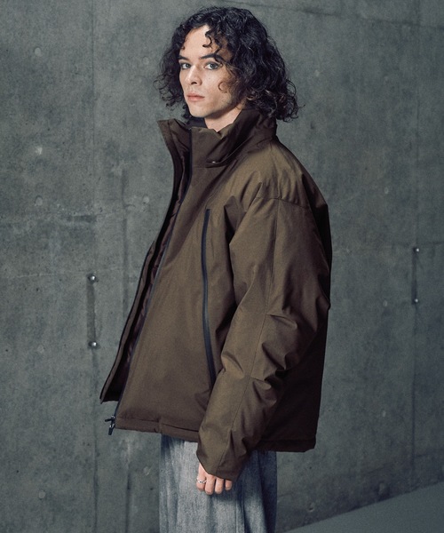 【完売品】casper johnリバーシブルダウンジャケット ブラウン sサイズ Casper Johnリバーシブルダウンジャケット