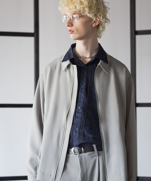 HARE(ハレ)の「【SET UP対応】ノーブルワークブルゾン(HARE)(ブルゾン・メンズ・ブルー系その他/パープル/ブラック/グレー・SMALL/MEDIUM)」の5枚目の写真